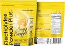 Proszek PowderWitamina Electrolytes Plus (100 Servings) Pomarańczowy Ananas Electrolyte Proszek Zero Calorie, Keto, 0 Cukier, Nie Maltodekstryna, 1000mg potasu, 120mg wapnia, 120mg magnezu, Proszek nawadniający