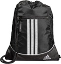 Adidas Alliance Sackpack - Drawstring Backpack Mały worek dla mężczyzn i kobiet, czarny, jeden rozmiar