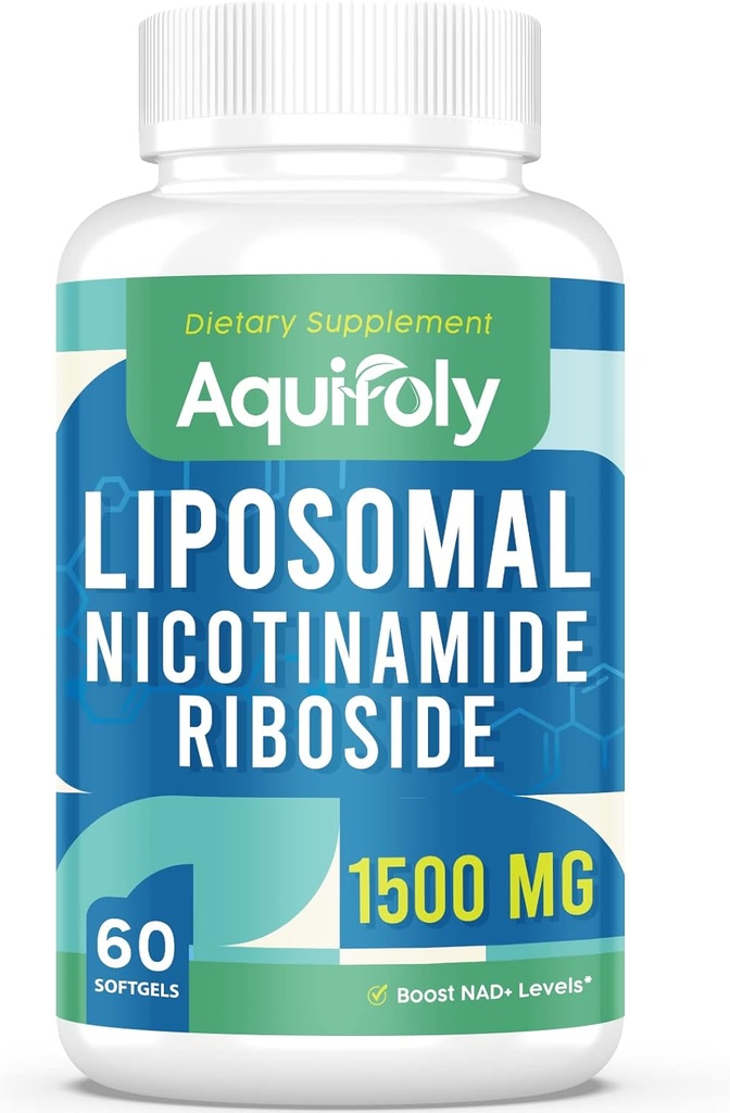 Liposomal Nikotynamid Riboside Supplement 2000 mg z TMG i Pterostilbene dla maksymalnej absorpcji, Superior to NAD, Boosting NAD +, Energia komórkowa i Obrona wieku, 60 Softgels