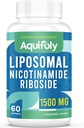 Liposomal Nikotynamid Riboside Supplement 2000 mg z TMG i Pterostilbene dla maksymalnej absorpcji, Superior to NAD, Boosting NAD +, Energia komórkowa i Obrona wieku, 60 Softgels