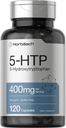 Horbäach 5HTP 400mg kapsułki 124; 120 Hrabia 124; Dodatkowy suplement siły 124; Non-GMO, Gluten Free 124; 5 Hydroksytryptofan