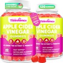 Jabłko Cydr Gummies Ocet, Keto Gummies ACV dla kobiet i mężczyzn, Jabłko Cydr Suplement Ocet z zielonej herbaty, B12, Probiotyk do detox Cleanse, Metabolizm i zdrowie pokarmowe, Wegan - 2 miesiące dostaw