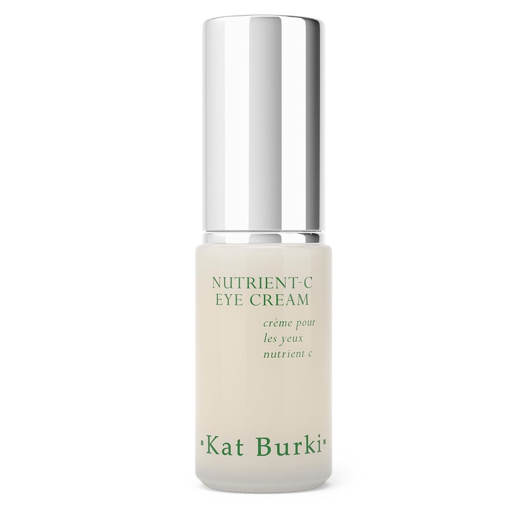 Kat Burki 8% Stabilizacja Witaminy C krem do oczu z kofeiną, Dark Circle Reducing & Depuffing Eye Area Leczenie, 0,5 Fl Oz