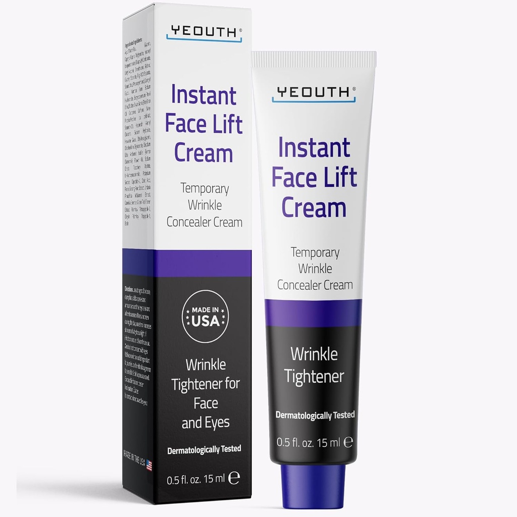 YEOUTH Instant Face Lift Cream, Temporary Skin Tightening Under Eye Cream for Women, Tightening and Lifting Concealer 15ml