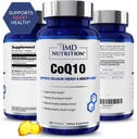 1MD Nutrition CoQ10 - for Heart Health & Cellular Energy Production - Health Supplement for Men & Women - Coenzym Q10 Softgel - 60 Dni