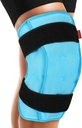 Komfortowy 3D Pack Ice Pack Zawijanie do urazów żel wielokrotnego użytku, FSA Kwalifikowalne, Knee Cold Pack Brace Terapia fizyczna dla Meniscus Tear, Ból nogi, Wymiana, Zapalenie stawów, Odzysk mięśni, Chirurgia Pobierz dobrze prezent