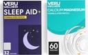 Veru Wellness Duo Lifestyle Patches - Melatonina, Magnez - Self Adhesive Time Release Topical Patch, 8- 10 Godziny (32 Day Supply)