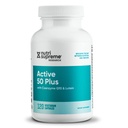 Nutri Supreme Active 50 Plus, CoQ10, Lutein, ALA i Turmeric, Zaawansowana formuła dla zdrowego starzenia i witalności, 120 Kapsułki warzyw
