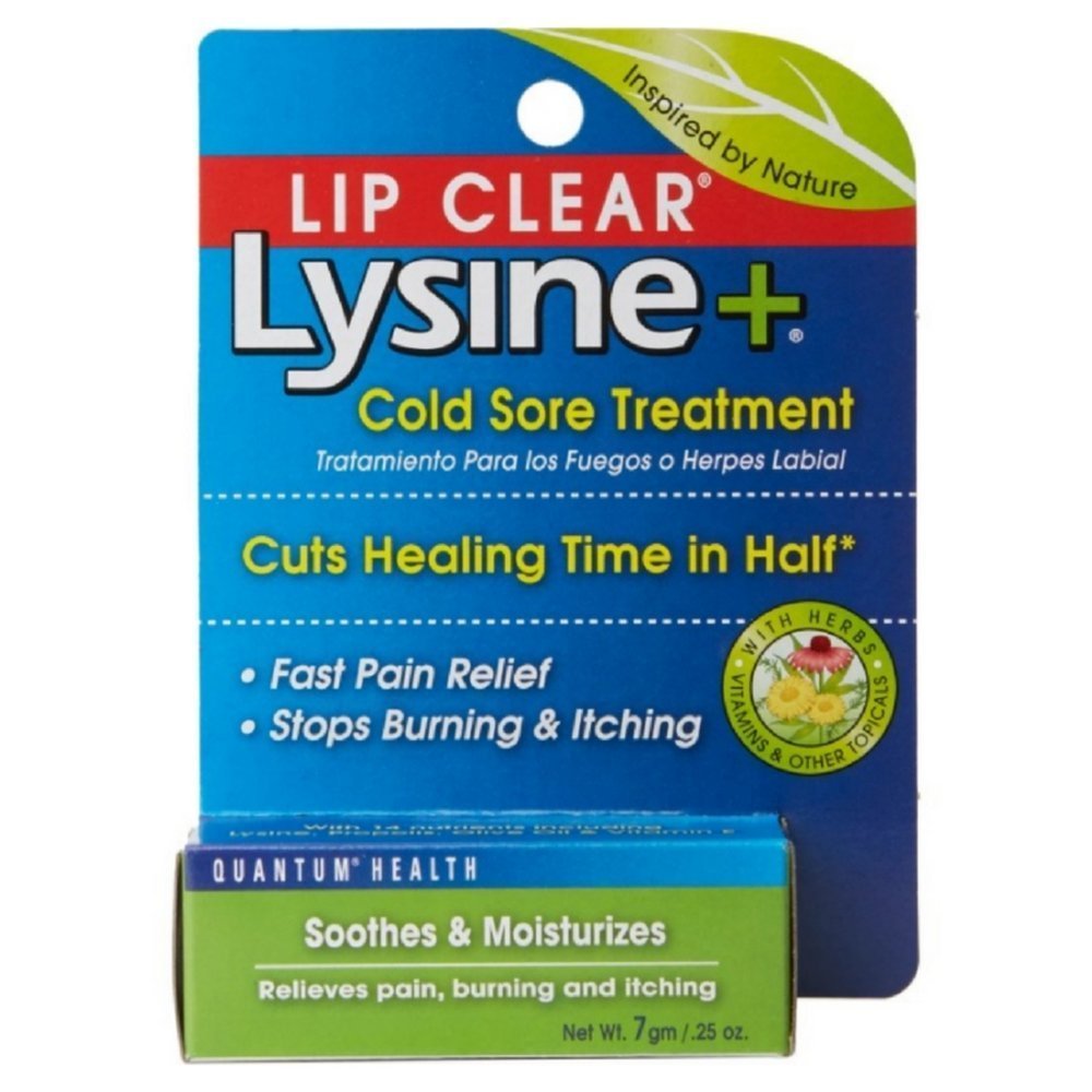 Quantum Health Lip Clear Lysine + Cold Sore Treatment, 0.25 oz