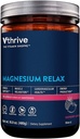 Magnezu Relax Powder - Pomaga Stress & Relaxation mięśni - Limonka malinowa (16.9 oz. / 100 Służenie)