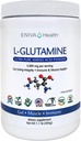 Eniva Health L- Glutamine Pure Powder, Unflavored (101 Servings) Xi124; Wegan, Gluten- Free, Sugar- Free, Non-GMO Xiv124; Doctor- Spreparowane, USA Made Xiv124; Gut Health, Leaky Gut, Bloating, Muscle Health, Immune System