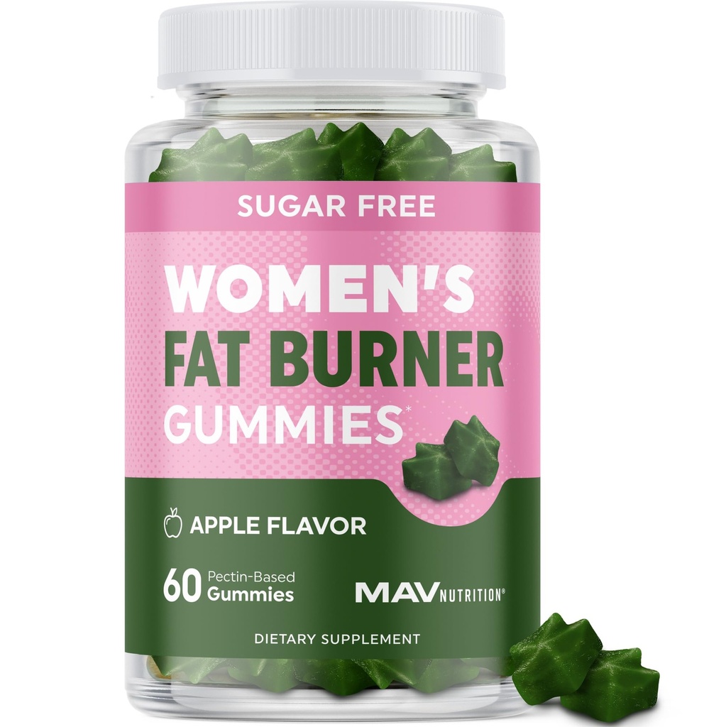 Kobiece tłuszcz Burner Gummies for Weight Loss Gummees 124; Zielona herbata, Zielona Fasola Kawowa, Garcinia Cambogia & Ketones Gummei Burners for Women Weight Loss Gummes 124; Zielona herbata Fat Burner Supplements