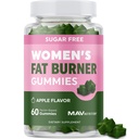 Kobiece tłuszcz Burner Gummies for Weight Loss Gummies 124; Zielona herbata, Zielona Fasola Kawowa, Garcinia Cambogia & Ketones Gummei Burners for Women Weight Loss Gummes 124; Zielona herbata Fat Burner Supplements