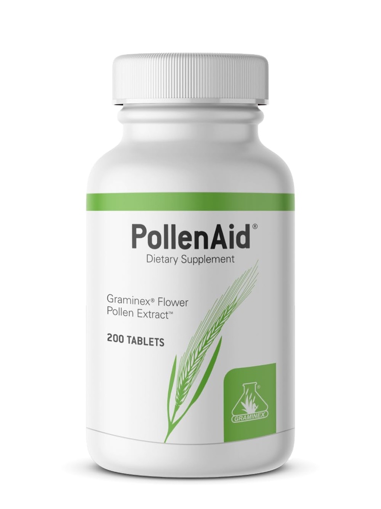 Graminex Pollenaid Prostate Supplement: Wszystkie Naturalne wsparcie prostaty dla Bladder Control & Urnanal Tract Health, Rye Pollen Extract Made in USA, 200 Tablets