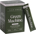 Fleur Marche Green Machine Super Zielone Pakiety w proszku - Zielone Zielone, Owoce i Probiotyki - Superfoods dla trawienia, Energia, Microbiome Support & Detox - On- The- go Zielony Sok - 14 Pakiety