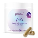 Proov - Pro - Promotes Progesterone Production - Hormon Równowaga dla Kobiet - Wsparcie płodności i menopauzy - Vitex, Ashwagandha, Maca - Suplement ziołowy - 30 Kapsułki - 2 Miesiąc Dostawy