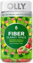 OLLY Fiber Gummy Rings, 5g Prebiotic Fiber, FOS (Fruktooligosacharydy), Wsparcie pokarmowe, Berry Melon