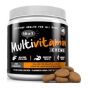 Finest for Pets Multivitamin Dog Supplement - 10 w 1 z Omega Fish Oil & Glukozamina dla Ulepszonego Joint & Skin Support, Gut, Trawienie i Immune Everyday Health (120 Leczenie do żucia)