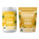Ultima Replenisher Electrolyte proszkowy zestaw napojach - Bezcukrowy - Lemoniada, 90 Pojemnik do podawania i 20 Pakiety Stickpack - 6 Elektrolity i minerały - Keto Friendly, Wegan, Non-GMO
