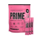 PRIME HYDRATION + Sticks Truskawkowe Arbuzy 124; Proszek do nawadniania Pojedynczy Podawać Kleszcze 124; Proszek elektrolitowy On The Go 124; Niski cukier 124; Wolny od kawy 124; Wegański 124; 16 Sticks