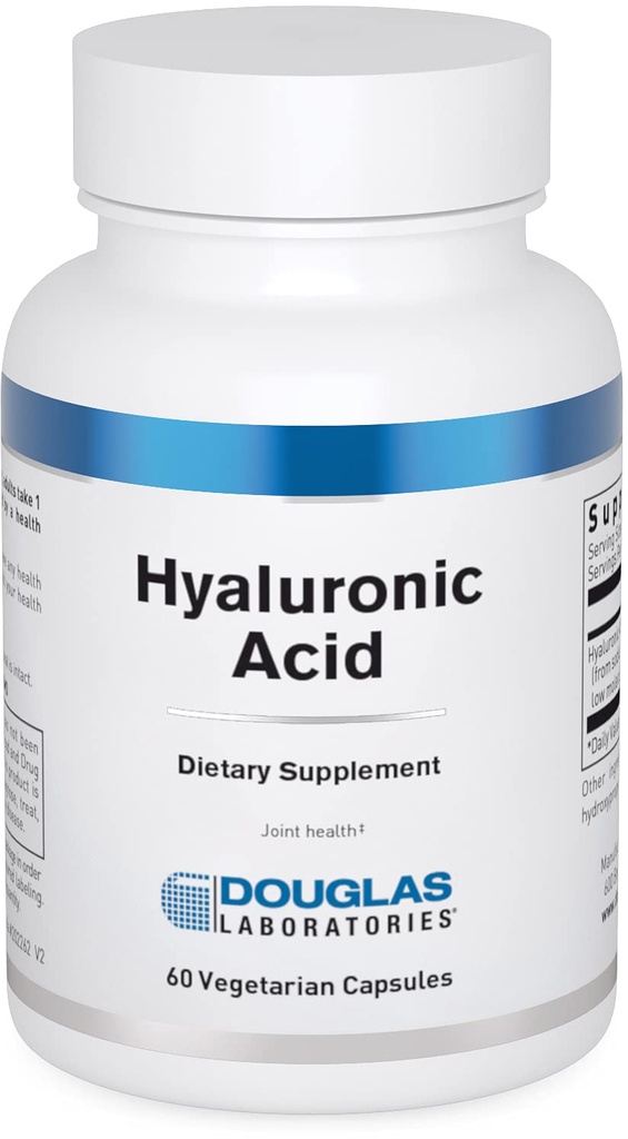 Douglas Laboratories Hyaluronic Acid Acidum 124; 70 mg Hyaluronic Acid for Joint and Skin Health Acidum 124; 60 kapsułki