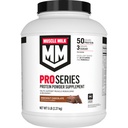 Mięśnie Mleko Pro Seria Proszek do protein Suplement, Knockout Czekolada, 5 Funt, 28 Słupki, 50g Białko, 3g Cukier, 20 Witaminy i Minerały, NSF Certyfikowany do sportu, Trening Recovery