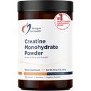 Designs for Health Creatine Monohydrate Powder - Niezapalony Mikronizowany Proszek dla Kobiet i Mężczyzn do wspierania mięśni Siła, Ćwiczenia + Zdrowie mózgu, Czysty Monohydrat Creature 5g (90 Służenie)