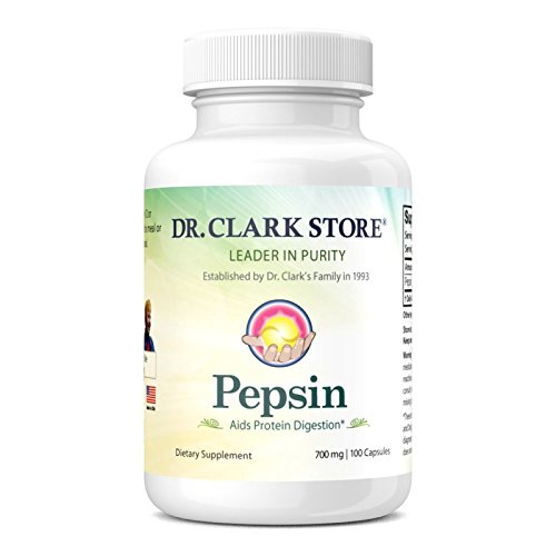 Dr Clark Pepsyn Supplement, 700mg, 100 kapsułek żelatynowych