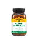 Country Life R- Alpha Lipoic Acid Complex 300mg - Alpha- Lipoic Acid 270mg & R- Lipoic Acid 30mg - Antioksydant Support - No Yeast, Corn, Wheat, Soy, Gluten, Milk - Alpha Lipoic Acid Supplement