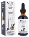 Czyste wynalazki Night - gruszkowe krople do infuzji - bez cukru, kalorii lub sztucznych słodzików - 60 Sług - 2oz