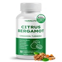 Citrus Bergamot 9- in-1 Formuła - z Cynamon Turmeric bezogonowy czosnek, Liść oliwek, Karczoch - Made and Tested in USA