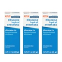 Rugby Dibucaine Tematyczne anestetyczne 1% Hemorrhoid Ointment - Pain Relief Cream for Sartching and Burning, Hemorrhoid Treatment, Anti Itch Cream 1 Oz (3 Pack)