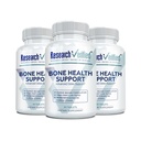 Badania zweryfikowane wsparcie dla zdrowia kości - Odbudowa masy kostnej - Triple Calcium Complex, Witamina D3, Witamina K2, Soy Isoflavones, BioPerine - 180 Tablets - 3 Month Supply