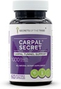 Tajemnice plemienia - Carpal Secret, Carpal Tunnel Support, Herbal Supplement Blend (60 kapsułek)