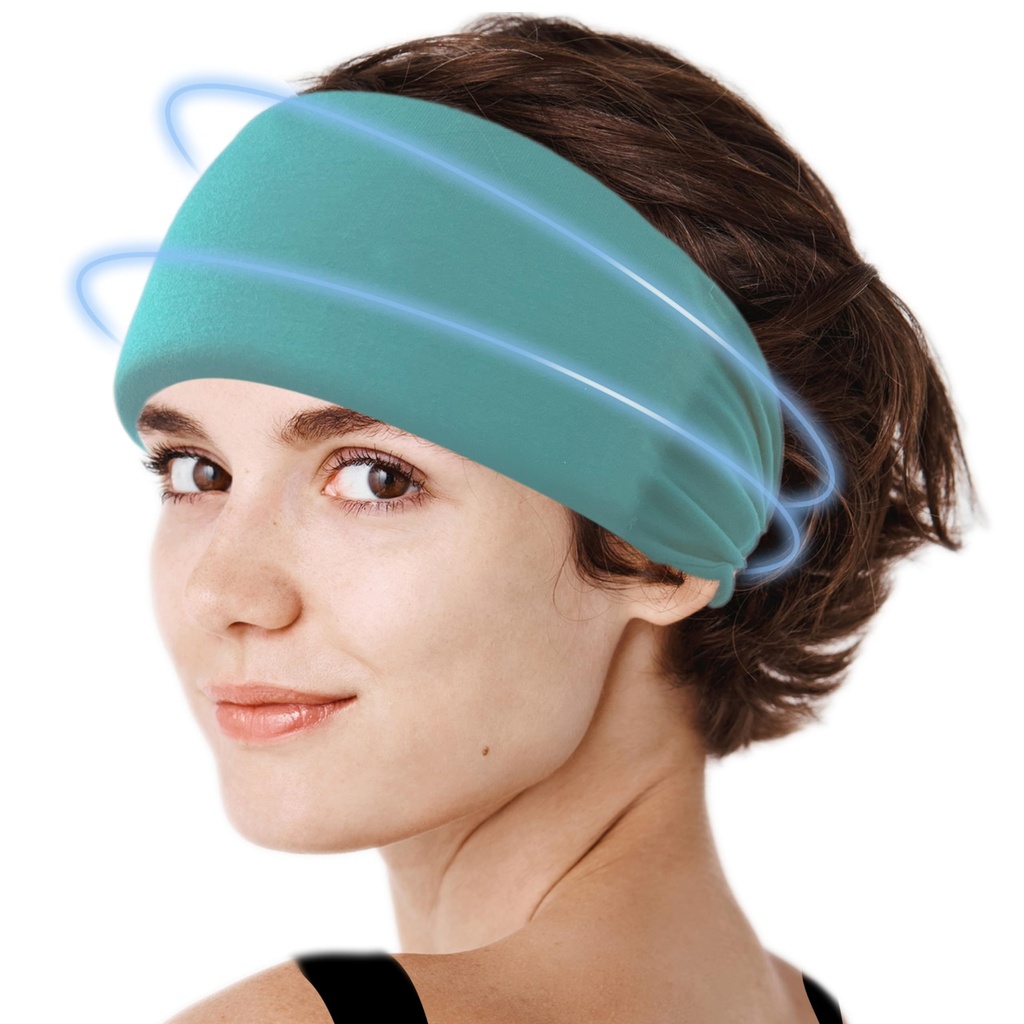 Crimmy Migrena Ból głowy Relief Cap, Chłodzenie Gel Headband Neck Wrap Hat Mask, Kojący Ice Pack Head Face Cold Compress for Tension Stress & Kac