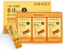 [Gangwoninsam] Korean Red Ginseng Extract Sweet Good Daily Stick 30 Count - Zawiera 6 Koreański Czerwony Ginseng Extract, Koreański Food, Indywidualnie pakowane, 0,35 fl. oz (10ml), 3 X 10- Count Box