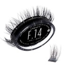 Lashify Fluffy 14mm Gossamer Eyelash Rozszerzenia Refill, czarny, łatwe DIY fałszywe rzęsy, aby dodać pełną i wymiar
