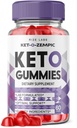 Rize laboratoria - Ket- O- Zempic Keto ACCV Gummies do zaawansowanej utraty wagi z jabłkowym cyderem, suplement pomaga w redukcji tłuszczu brzucha (60 Gummies)