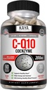 Kaya Naturals - CoQ10 Power Antioksydant Supplement for Vascarral, Heart Health, Healthy Blood Pressure Levels, and Immune Function - Restores Daily Cellular and Energy Production - 60 Veggie Capsules