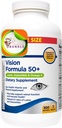 Równanie Vision Formula 50 + Luteina, Zeaksantyna i Omega-3, 300 Softgels + Tworzenie Sticker