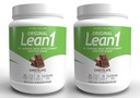 Lean1 Mieszane proteiny zastępcze, Czekoladowy aromat, 2-PACK 15 Tubki serwisowe