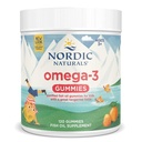 Nordic Naturals Nordic Omega-3 Gummies, Tangerine - 120 Gummies - 82 mg Total Omega- 3 z EPA & DHA - Non-GMO - 60 Służenie