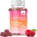 Lactation and Postpartum Support Gummies - ze Błogosławioną Ostrą, Koper siewny, Ostre Mleko, Moringa, Lecytyna słonecznikowa, Witamina D3 & B12 - Zwiększenie produkcji mleka dostarczającego mleko