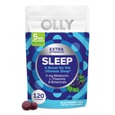 OLLY Extra Strength Sleep Gummy, 5 mg Melatonina, L- Theanina, Rumianek, ekstrakty balsam cytrynowy, Pomoc na sen, BlackBerry Flavor - 120 Count
