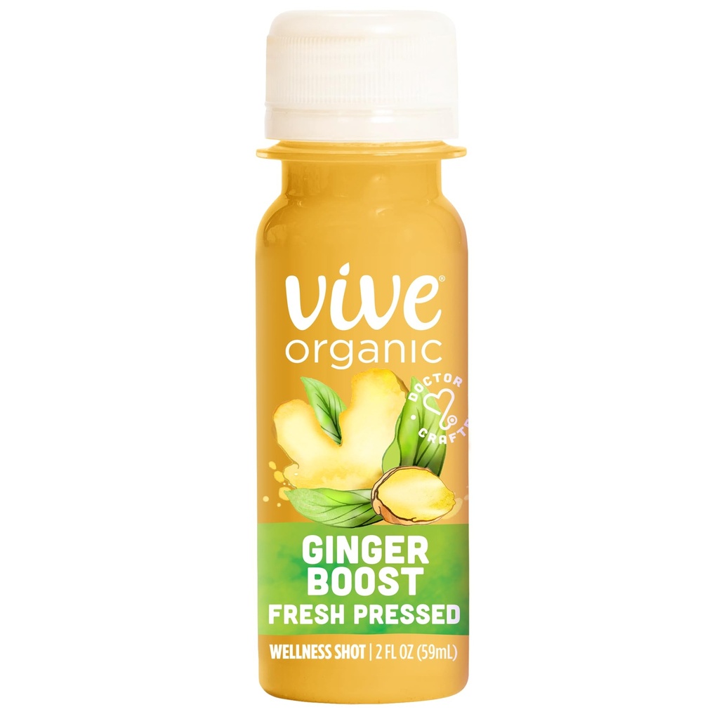 Vive Organic Pure Boost Ginger Shot (Butelka 2oz)