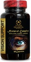 Vision Support - Advanced Eye and Vision Support Formula, Taurine Health Benefits, Turmeric Capsules, Grape Seed Extract Herbal - 1 Bottle