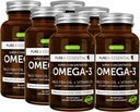 Igennus Advanced rTG Omega-3 IFOS Certified Wild Fish Oil & witaminy D3, 1- a- Day, Fatty Acids EPA & DHA, Fast- Acting Trigliceryde Form, Ultra Pure & Non-GMO, 360 Softgels