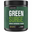 Jacked Factory Green Surge Green Superfood Powder - Keto Friendly Greens Drink w / Spirulina, Pszenica & Grass Barley, Zielone Zielone Zielone Zielone Zielone Zielony Ekstrakt Herbaciany, Probiotyki i Enzymy Digestive - Sour Apple