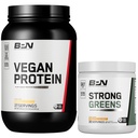 BARE Wydajność NUTRITION BPN Vegan Vanilla Protein + Silne Zielone Ananas Coconut Bundle