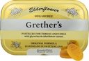 GRETHER 's Sugarfree Elderflower Pastille Remedy for Dry Mouth Relief - Soothing Throat & Healthy Voice - Gift for Singers - 1- Pack - 2.1 oz.